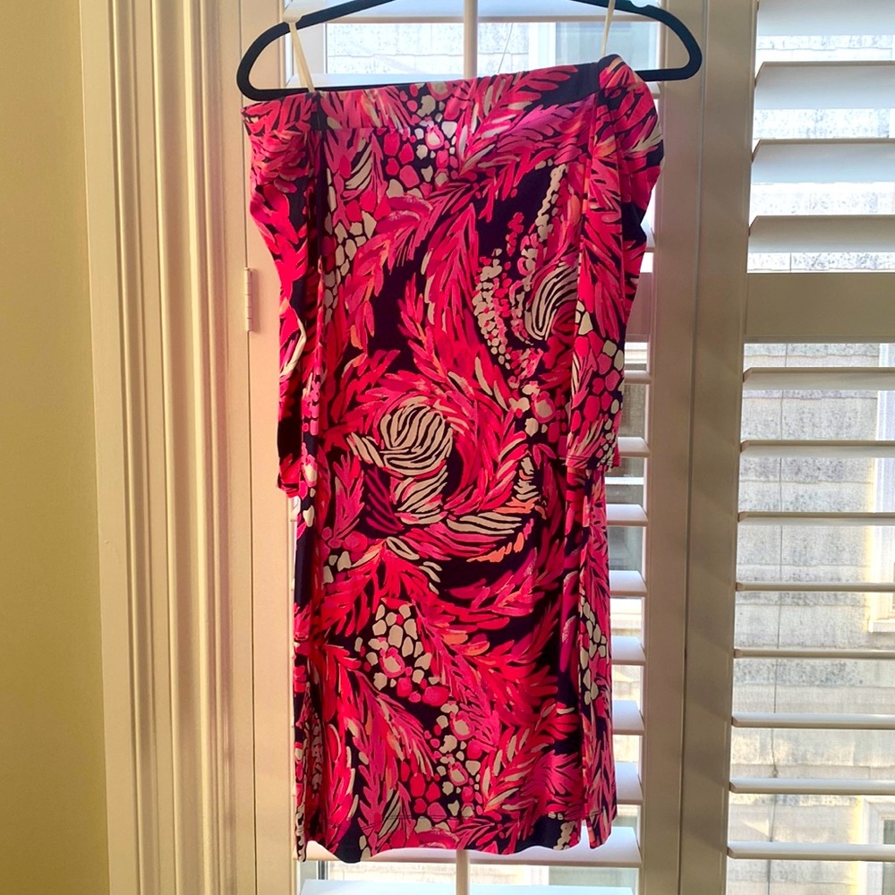 Lille Pulitzer womens off the shoulder dress